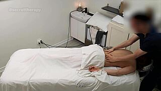 Alice, the young waitress, didn't expect my unique massage at our spa.