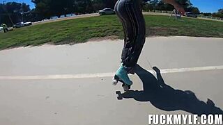 I'm Sophia Locke skating for pussy