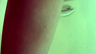 Look At My Ex's Shaved Pussy In Bathroom Mirror, Yummy!