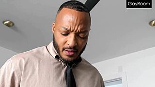 gamer stepson rides stepdads black cock in interracial fun