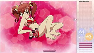 Kurusu Kanako Strips During Arkanoid Gameplay 😏