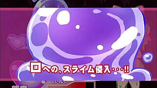 Little red riding hood battles the boss in mysterious cave level 7