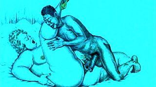 Incredible! Vintage erotic illustration comes to life!