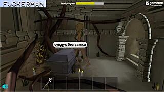 In fuckerman ero ring 0 2, the blonde rides a monster cock for anal and blowjob action with cum