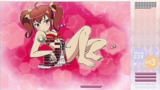 Kurusu Kanako Strips During Arkanoid Gameplay 😏