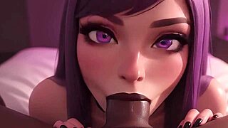 cute gothic girl loves bbc in her mouth