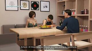 uhh my stepmom’s helpin me release tension with 3d cartoon bangin!