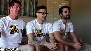 jayden's morning threesome with friends