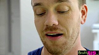 Were just supposed to be stretching, but Jessie Saint gets fucked by step bro in doggystyle