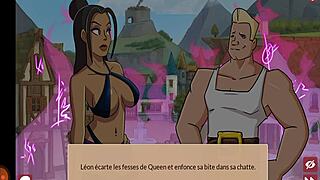 A girl builds a brothel in HG Queens fantasy.