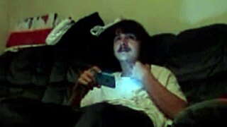 Wife deepthroats husband dick then gets fucked with pussy creampie on big ass tits