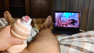 i moan with new toy, cumming lots