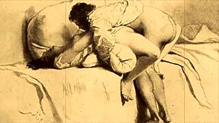 Vintage Erotic Illustration From Comic