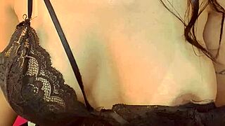 cute student filmed in a nighttime encounter