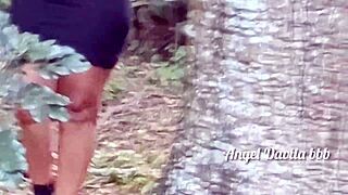 Was just flashing in park but got so horny, gave it up right there till cum in mouth