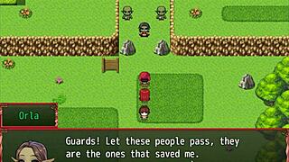 Redhead milf blocks with giant tits in harem hentai ep 14 😍