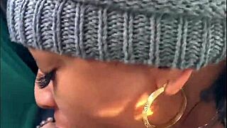 Snowboarder Girl Delivers Sloppy Ball Licking And Face Fucking With Gagging Cum Covered Whore