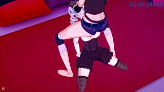 Intense Futanari Sex with Excellen and Chitose in 3D