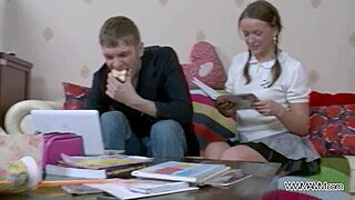 Teacher Drills Student's Tight Ass for Better Learning Outcome