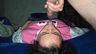 madura milf sucks cock and kisses black for son's friend