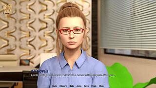 Exploring my new memories with a blonde character in this cartoon series.