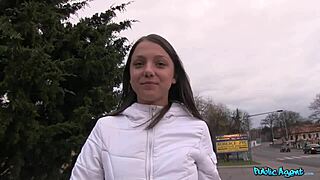 Teen College Babe Experiences First Huge Cock In Hotel Room Public Outdoor Cumshot