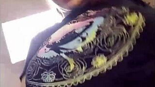 Cute nerd masturbates in panties during sexting 😍