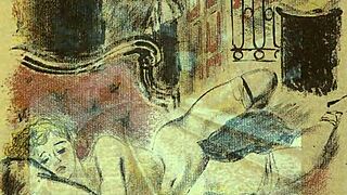 have you seen this vintage erotic illustration? it's so intriguing