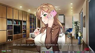 I watch my horny ex-classmate trophy wife play with herself in hentai anime episode