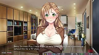 I watch my horny ex-classmate trophy wife play with herself in hentai anime episode