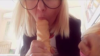 The Italian teacher has a lesson for you. Involves taboo roleplay and anal.