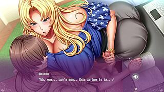 in katei kyoushi x saimin 2 part 2, the milf feels intense passion with big tits in hentai action