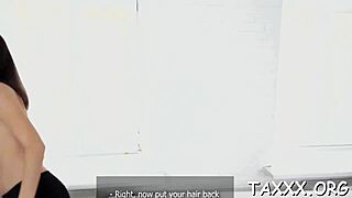 Tricky agent gets hot oral sex from petite teen.