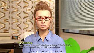 Exploring my new memories with a blonde character in this cartoon series.