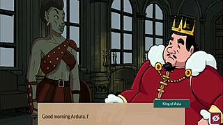 Getting snu snu from the busty orc in Queen's Brothel.