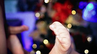 I give my friend a jerk with my feet