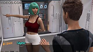 In stranded space, intensely checking on the hot big tits doctor with bold passion.