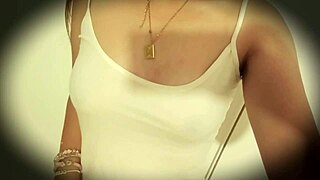 i'm a dirty blonde with big tits, first time with a girl