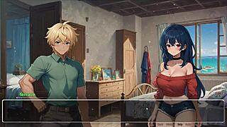 i'm teasin my boyfriend with voyeurism ideas in this hentai game ep 3