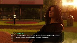 This stunning long-haired brunette in Move the Chains 05 wants to talk about the old days in taboo hentai 3d game