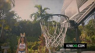 Willow Ryder And Skyla Sun Get Fucked Instead Of Basketball!