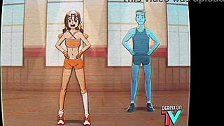 Eri-Chan's Home Workout in Anime Hentai