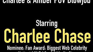 charlee chase sucks dicks in threesome