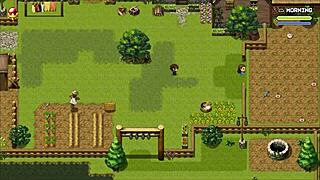 Sexy Farmer Exposes Herself Outside in Lost Lagoon Harem Ep 5