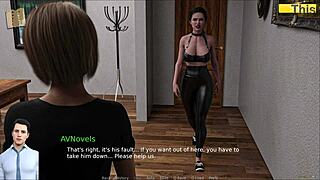 Exploring Rosewater Manor in anime hentai adventure