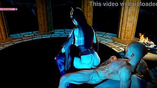 cao ying rides the massive cock in 3d hentai animation