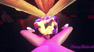 Ahri Star Guardian Gets Hard Japanese Hentai Sex