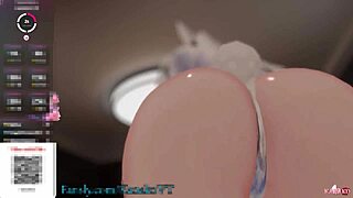 Horny catgirl kanakovt gets vibed teased before using sex machine cumming for viewers