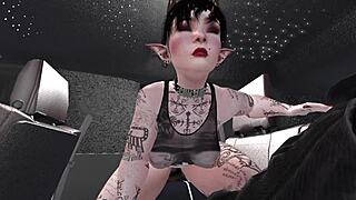 black man fucks demonic woman in suv 😈