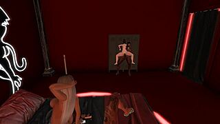 Cartoon Game with Cute 3D Interracial Anime